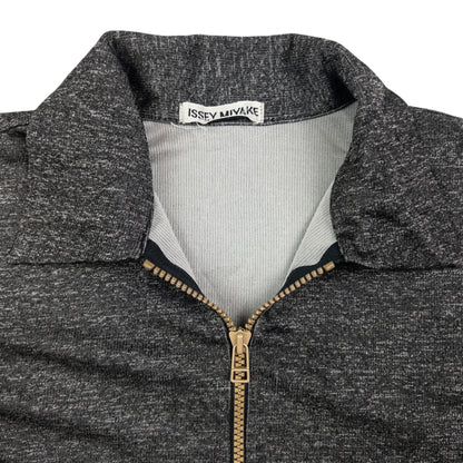 Vintage Issey Miyake Half Zip Zip Stretch Sweatshirt Size S