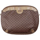 Vintage Gucci Monogram Leather Shoulder Bag