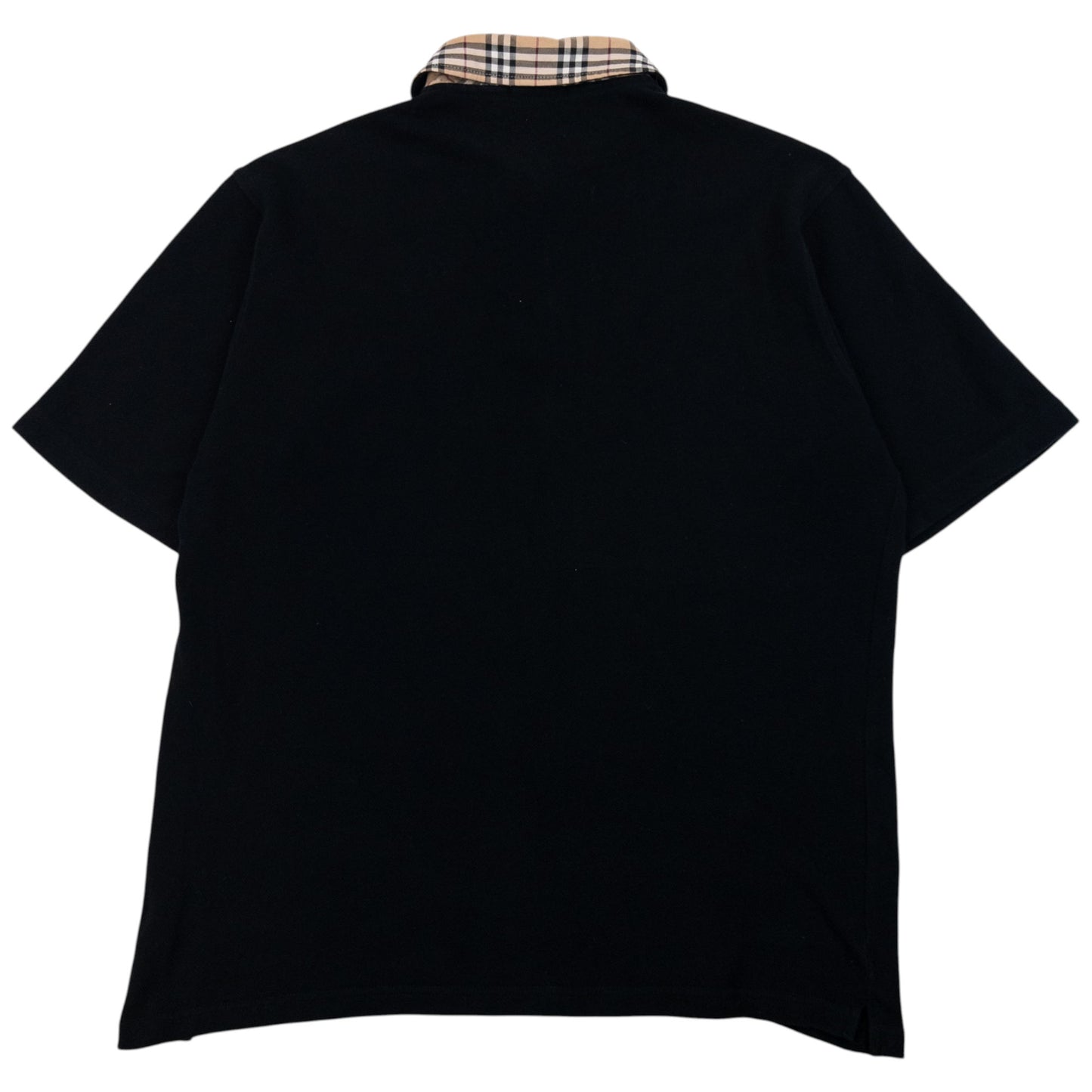 Vintage 2000s Burberry Nova Check Collar Polo Shirt Size M
