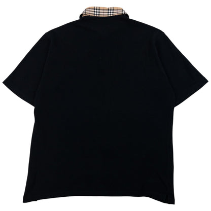 Vintage 2000s Burberry Nova Check Collar Polo Shirt Size M