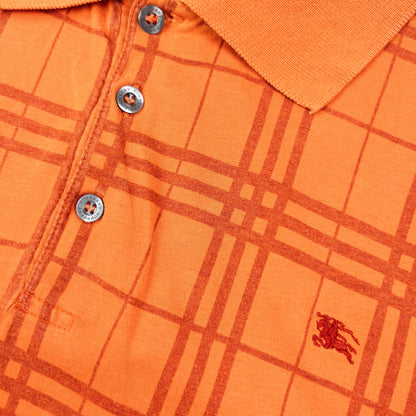 Vintage Burberry Nova Check Polo Shirt Size L
