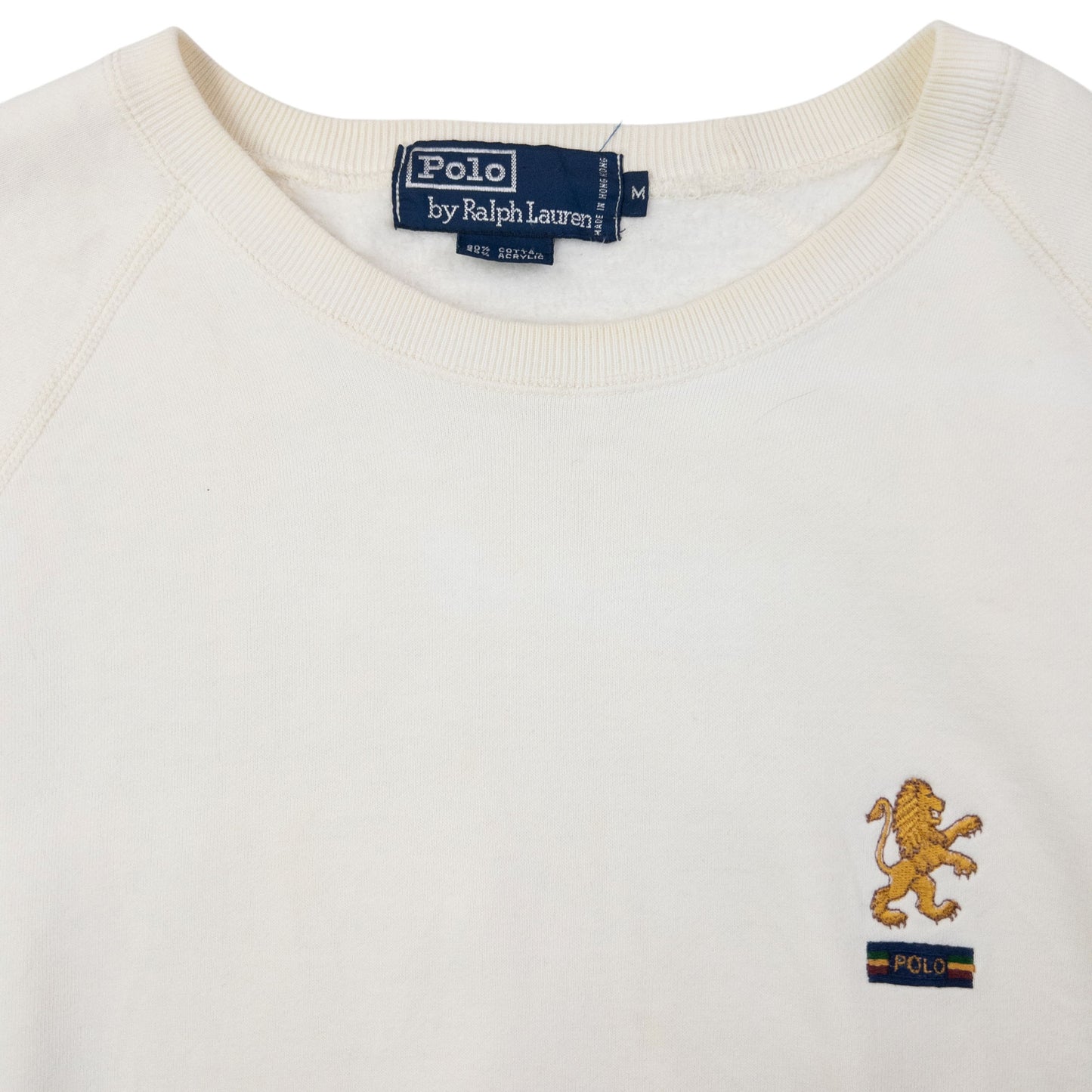 Vintage 90s Polo Ralph Lauren Lion Sweatshirt Size XL