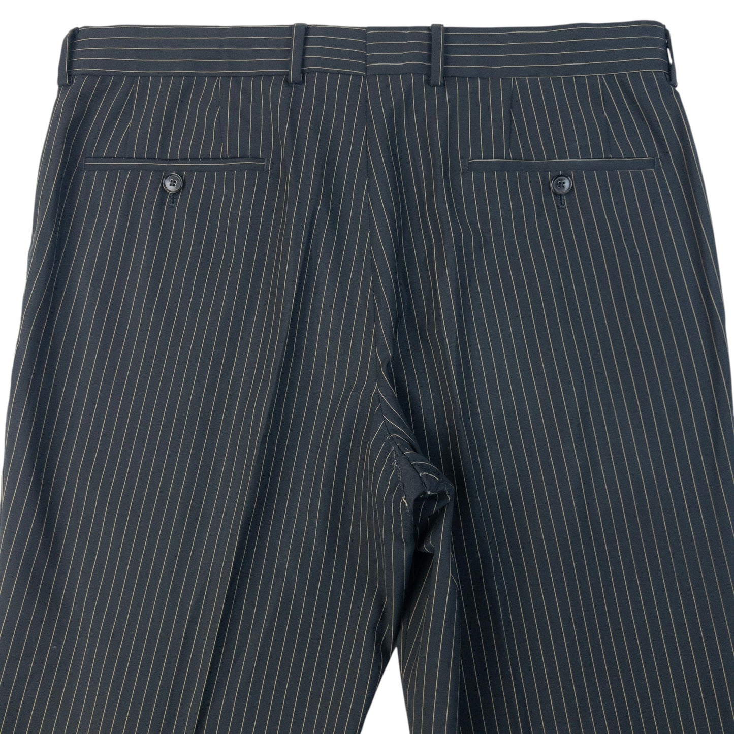 Vintage 2000s Hugo Boss Rossellini Movie Pinstripe Jacket & Trousers Suit Set Size XL
