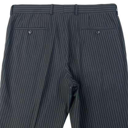 Vintage 2000s Hugo Boss Rossellini Movie Pinstripe Jacket & Trousers Suit Set Size XL