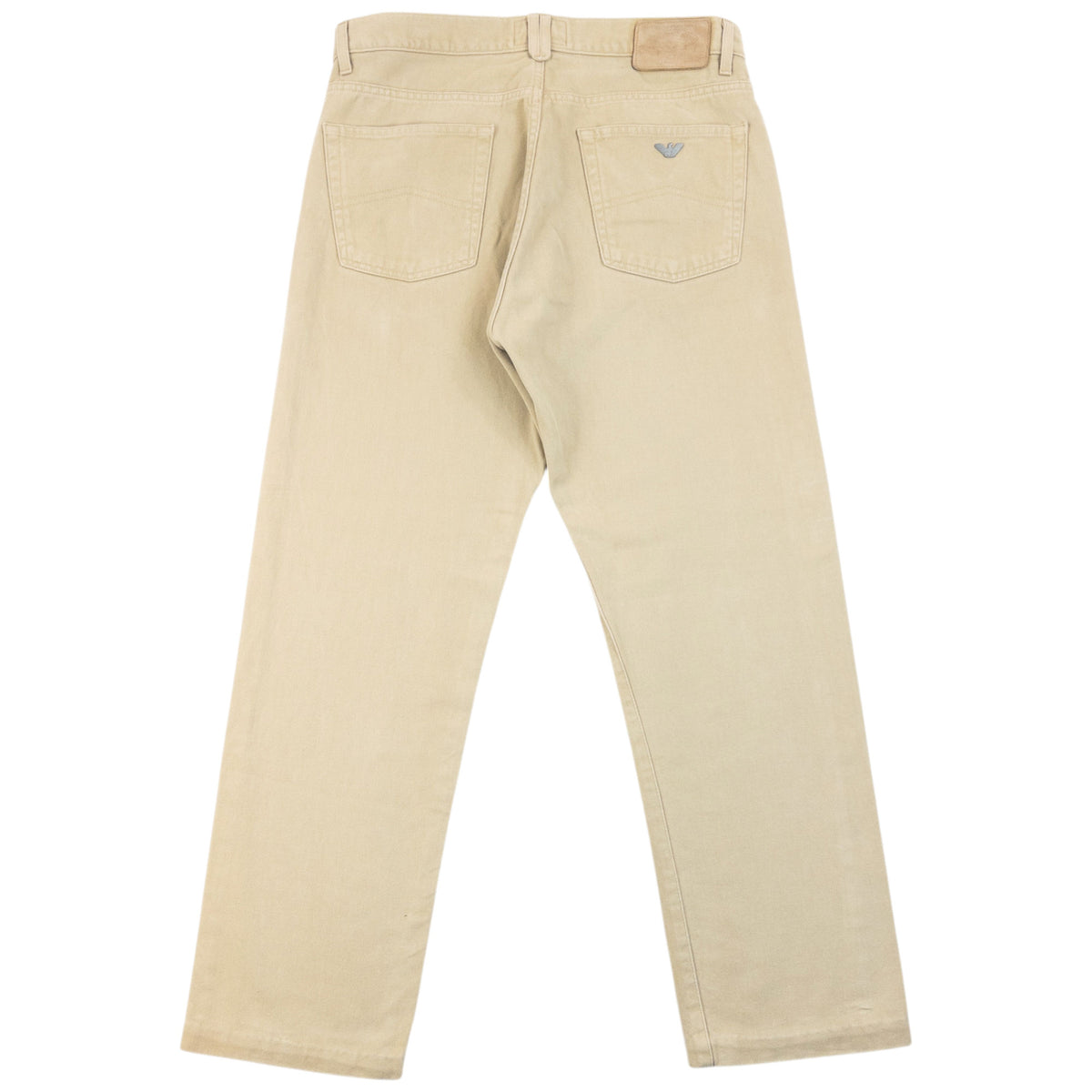 Vintage 90s Armani Jeans Trousers in beige (cotton), photo 2
