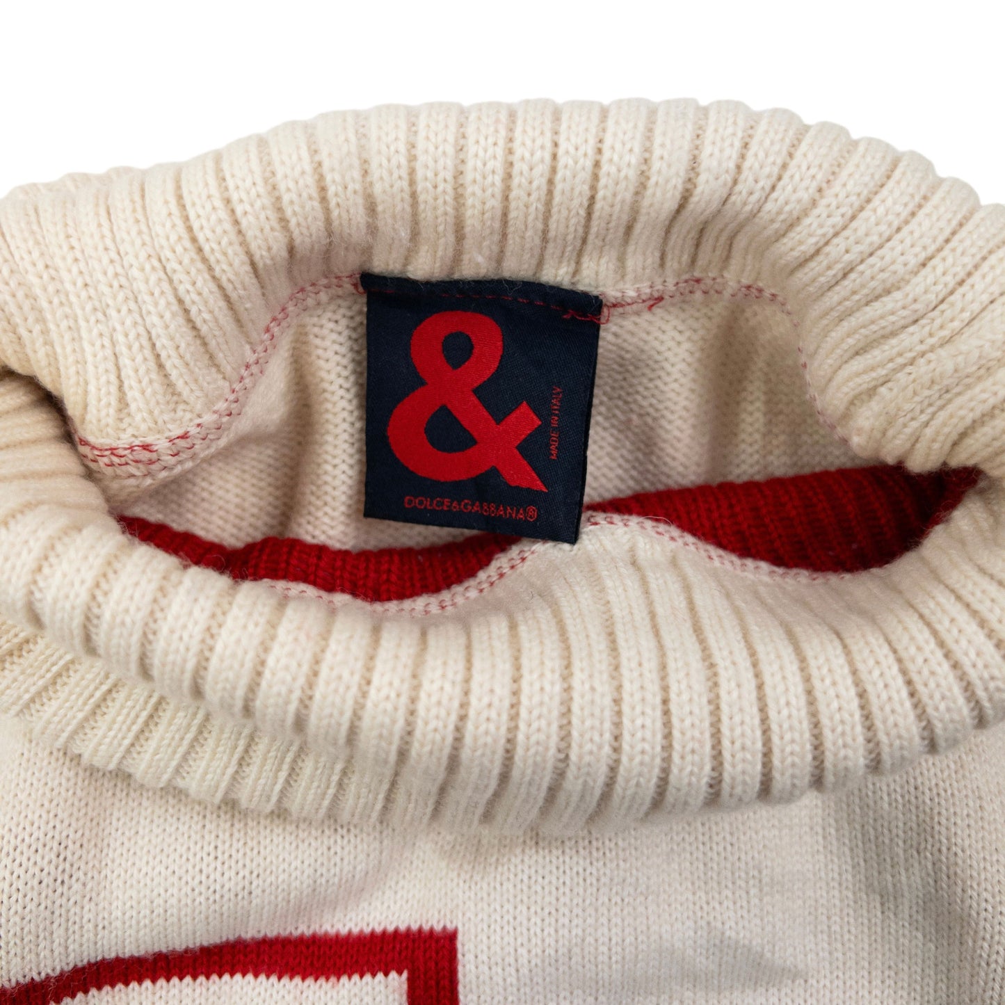 Vintage 2000s Dolce & Gabbana Knit Turtleneck Wool Jumper Womens Size S
