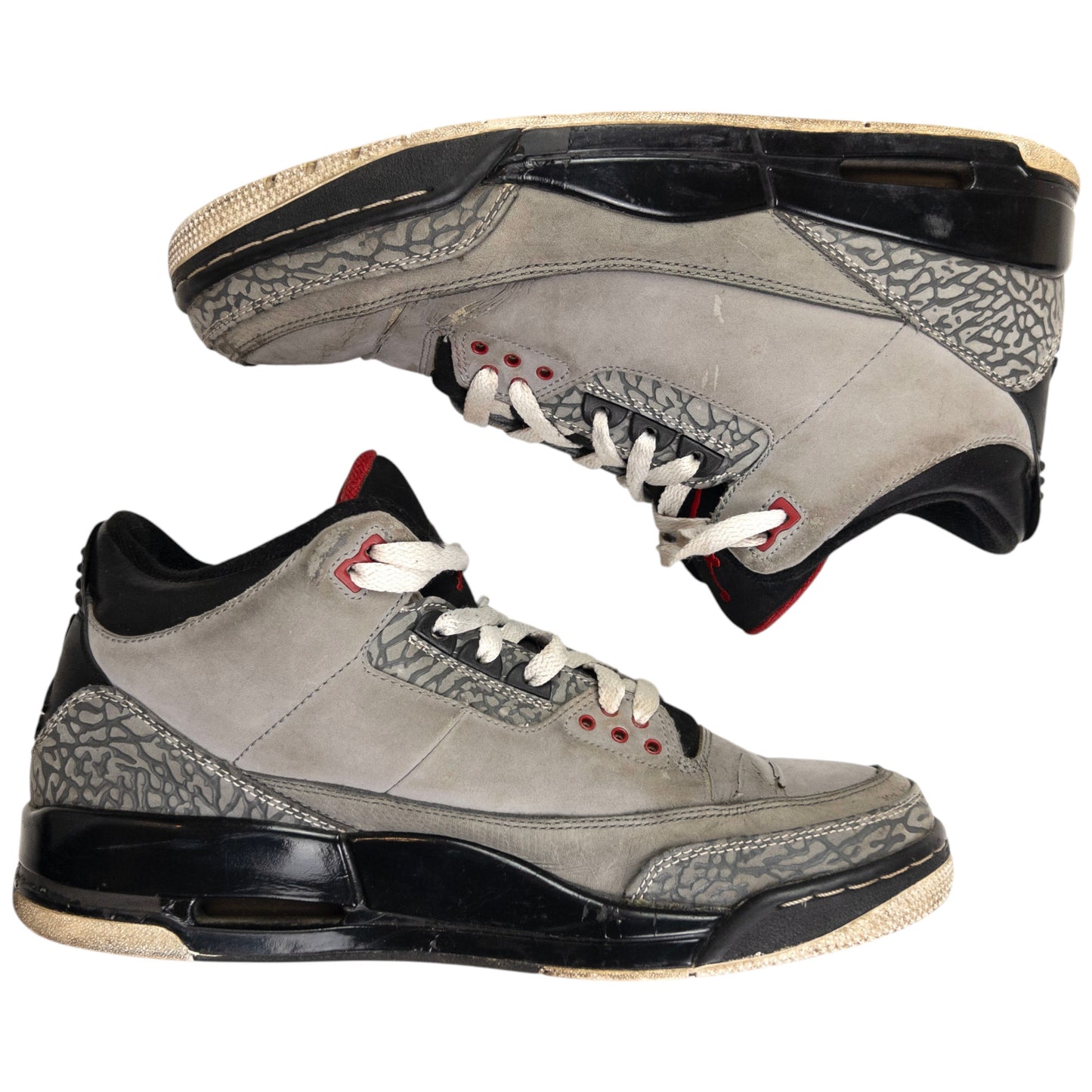 Vintage Nike Air Jordan 3 Retro Stealth Trainers Size UK 10