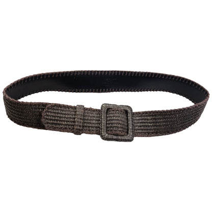 Vintage 90s YSL Yves Saint Laurent Woven Belt Size L