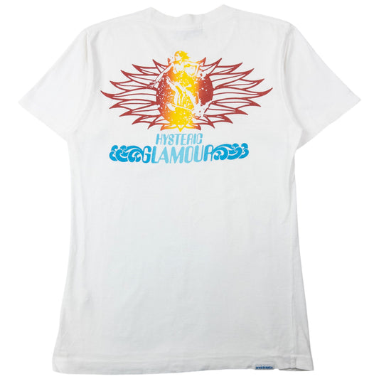 Vintage 90s Hysteric Glamour Surfer Graphic T Shirt Size S