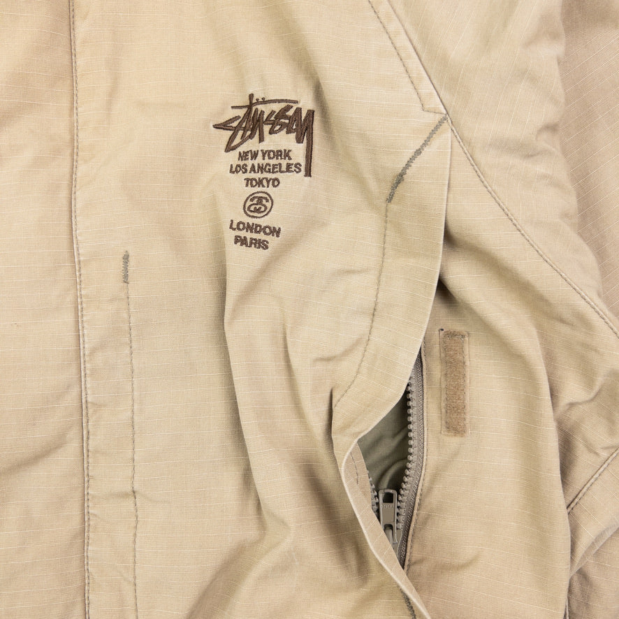 Vintage Stussy Double Zip Layered Jacket Size XL