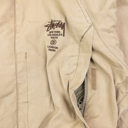 Vintage Stussy Double Zip Layered Jacket Size XL