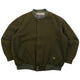 Vintage 90s Burberry Nova Check Lined Wool Bomber Jacket Size XL