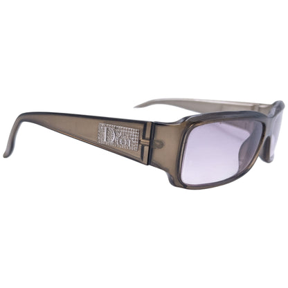 Vintage Dior zonnebril met strasssteentjes