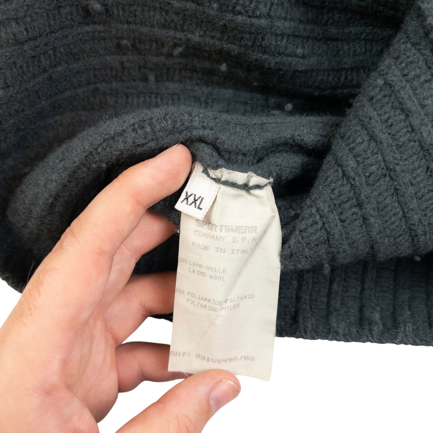 Vintage Stone Island Ribbed Jumper Size M