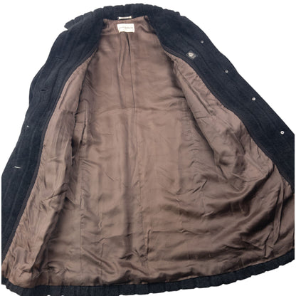 Vintage 80s Pierre Balmain Faux Fur Wool Jacket Womens Size M