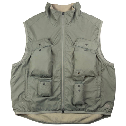 Vintage Nike ACG Fleece Lined Cargo Gilet Size XL