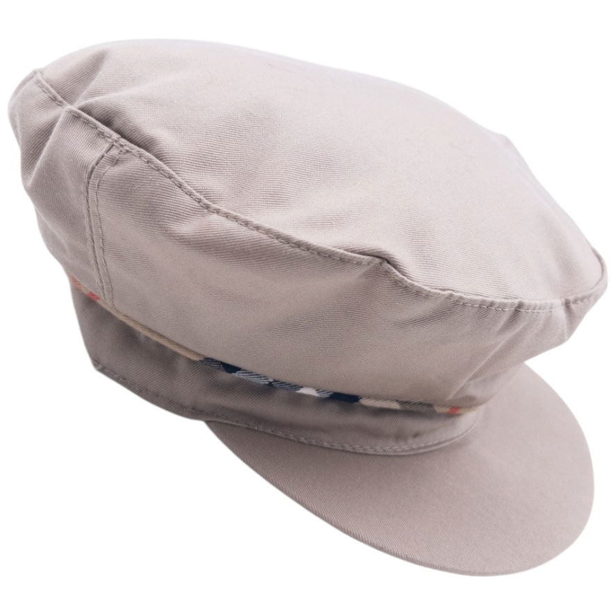 Vintage 80s Burberry Newsboy Hat Size M