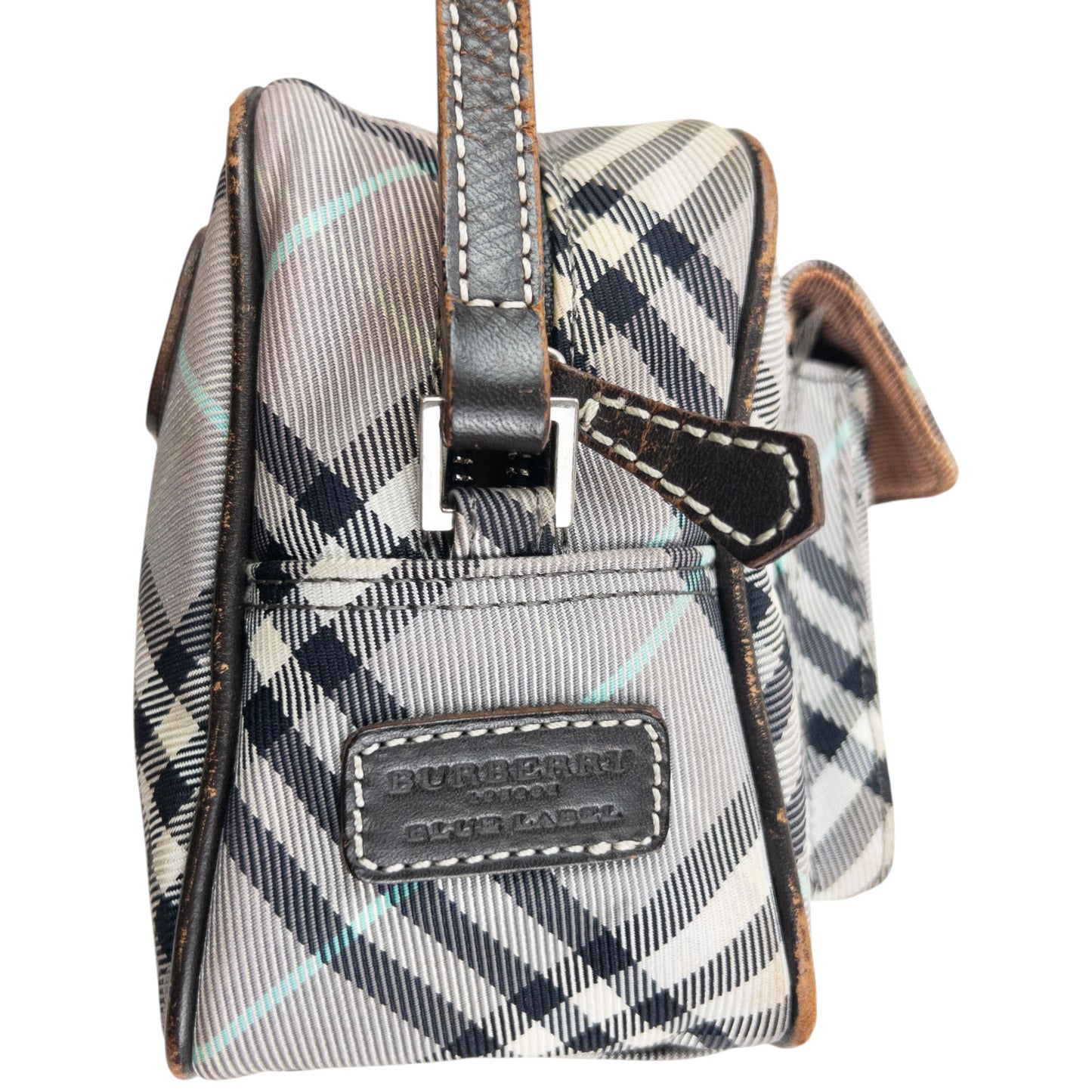 Vintage 2000s Burberry Blue Label Nova Check Crossbody Bag