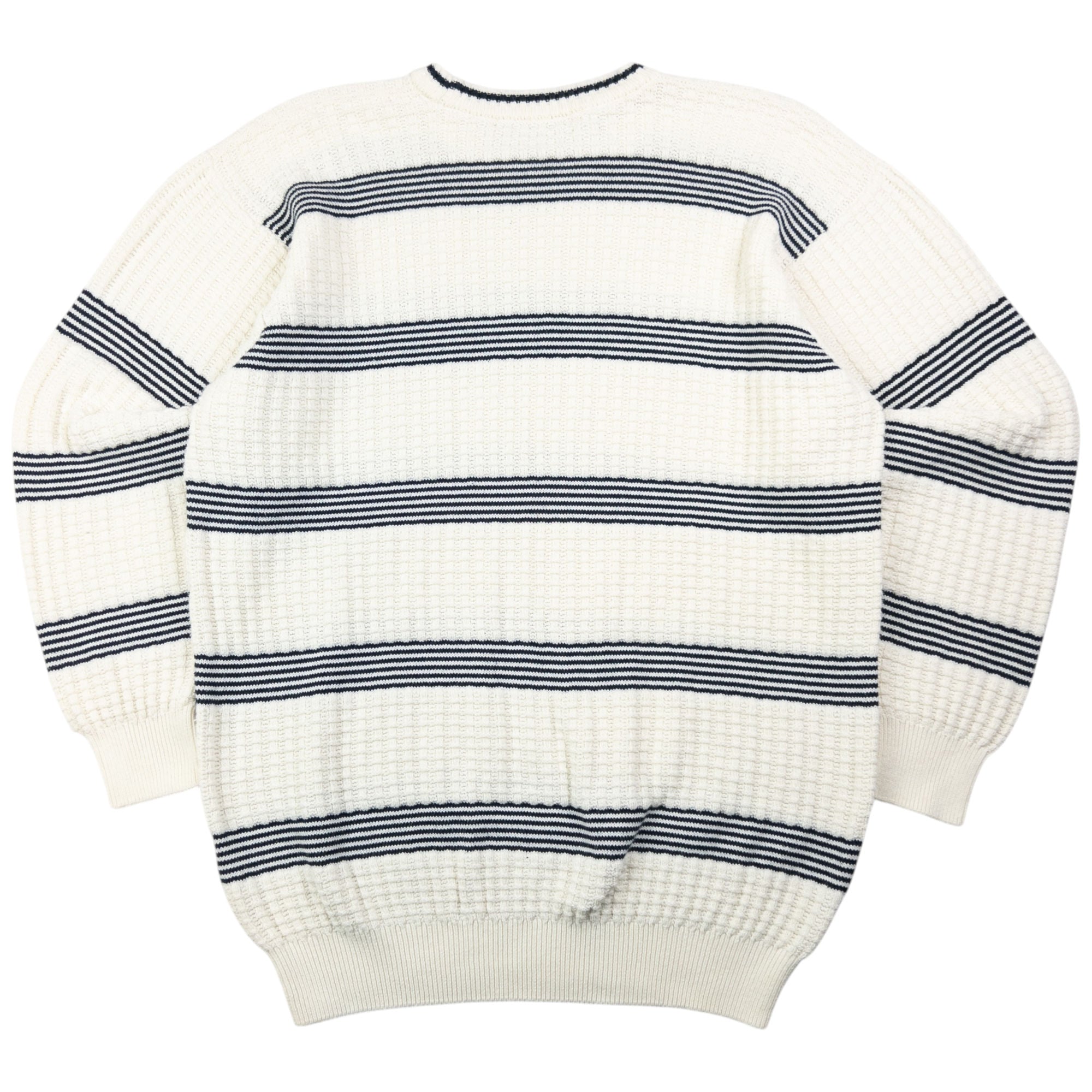 Vintage Burberry Striped Knit Jumper Size M