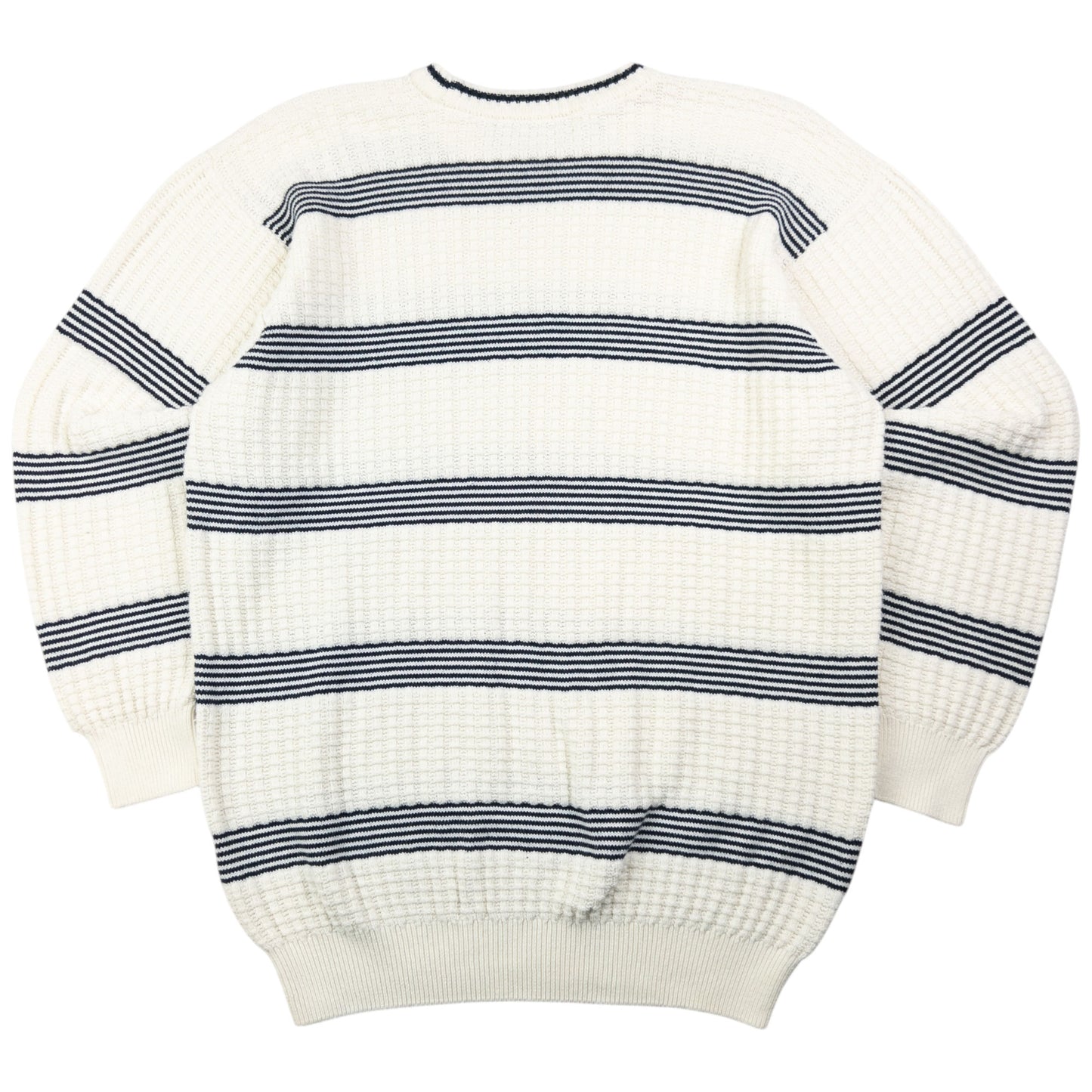 Vintage Burberry Striped Knit Jumper Size M