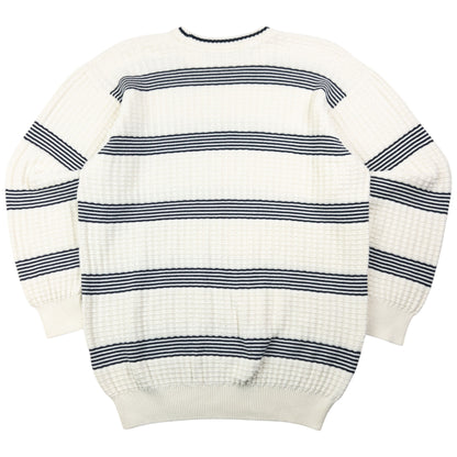 Vintage Burberry Striped Knit Jumper Size M