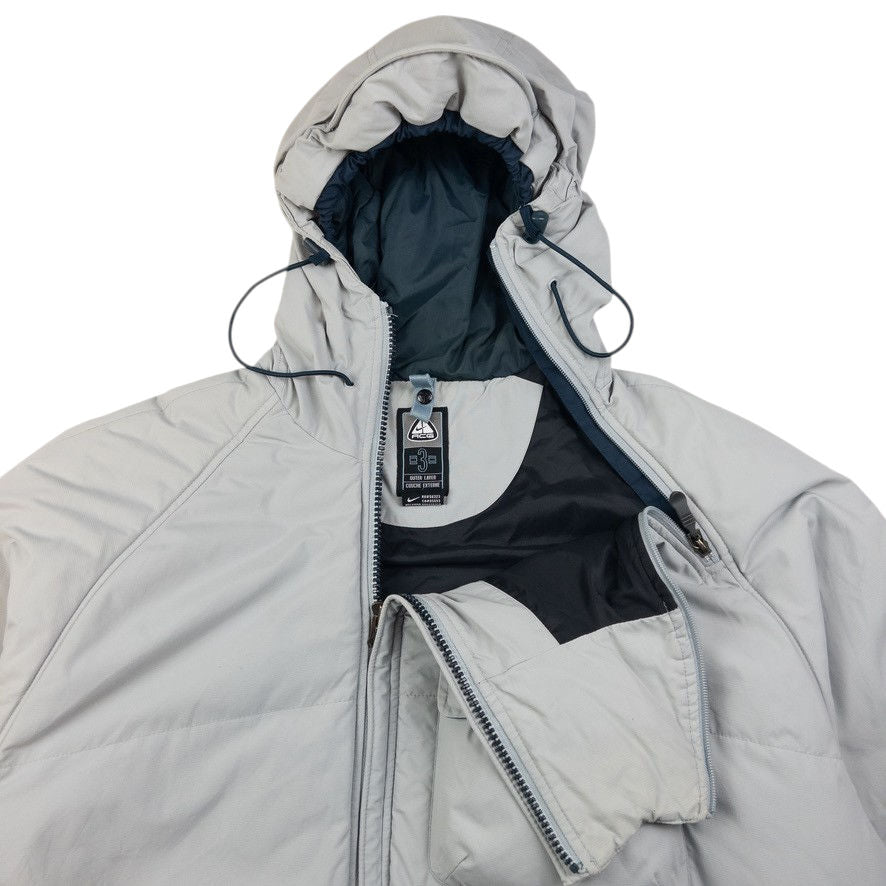 Vintage Nike ACG Asymmetrical Padded Double Zip Jacket Size XL