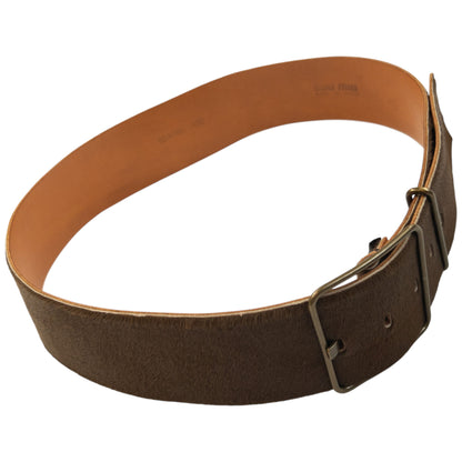 Vintage 2000s Miu Miu Calf Hair Leather Belt Size L