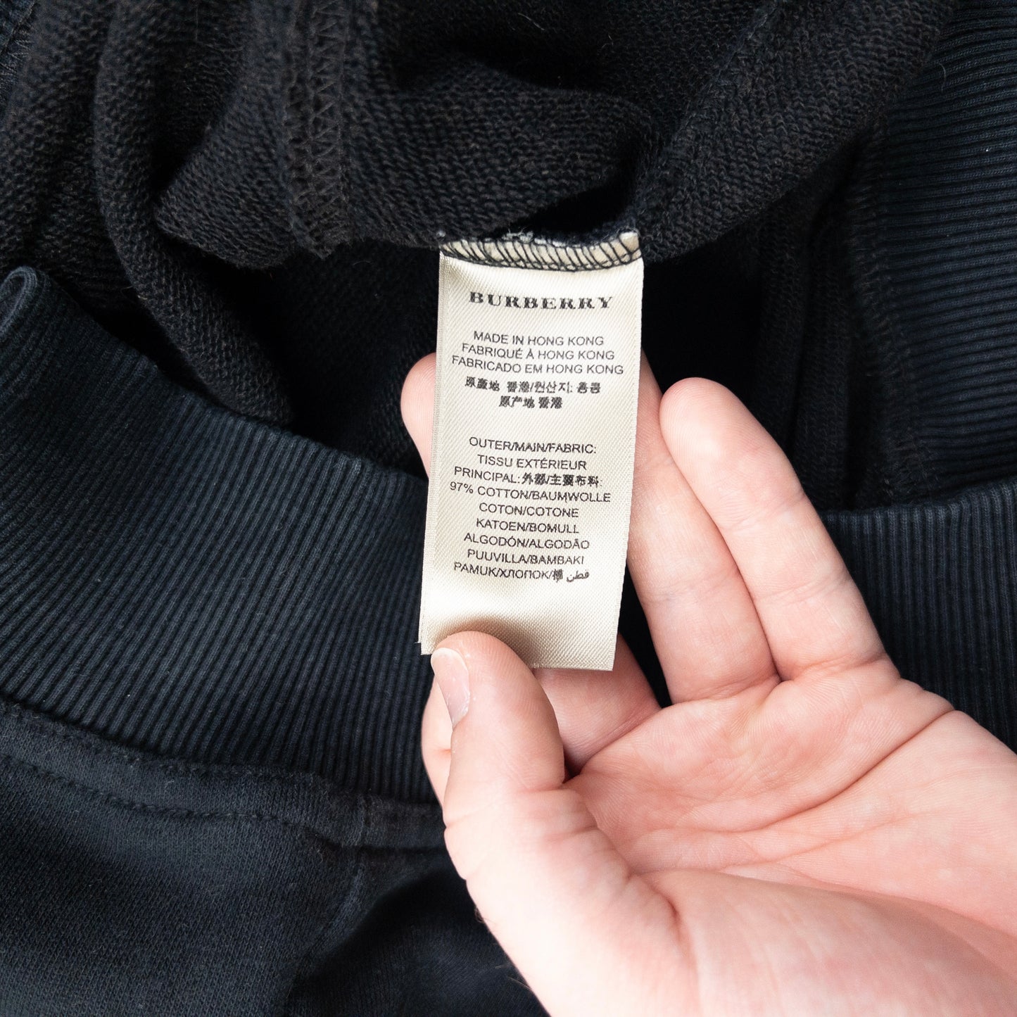 Vintage Burberry Brit Embroidered Sweatshirt Size M