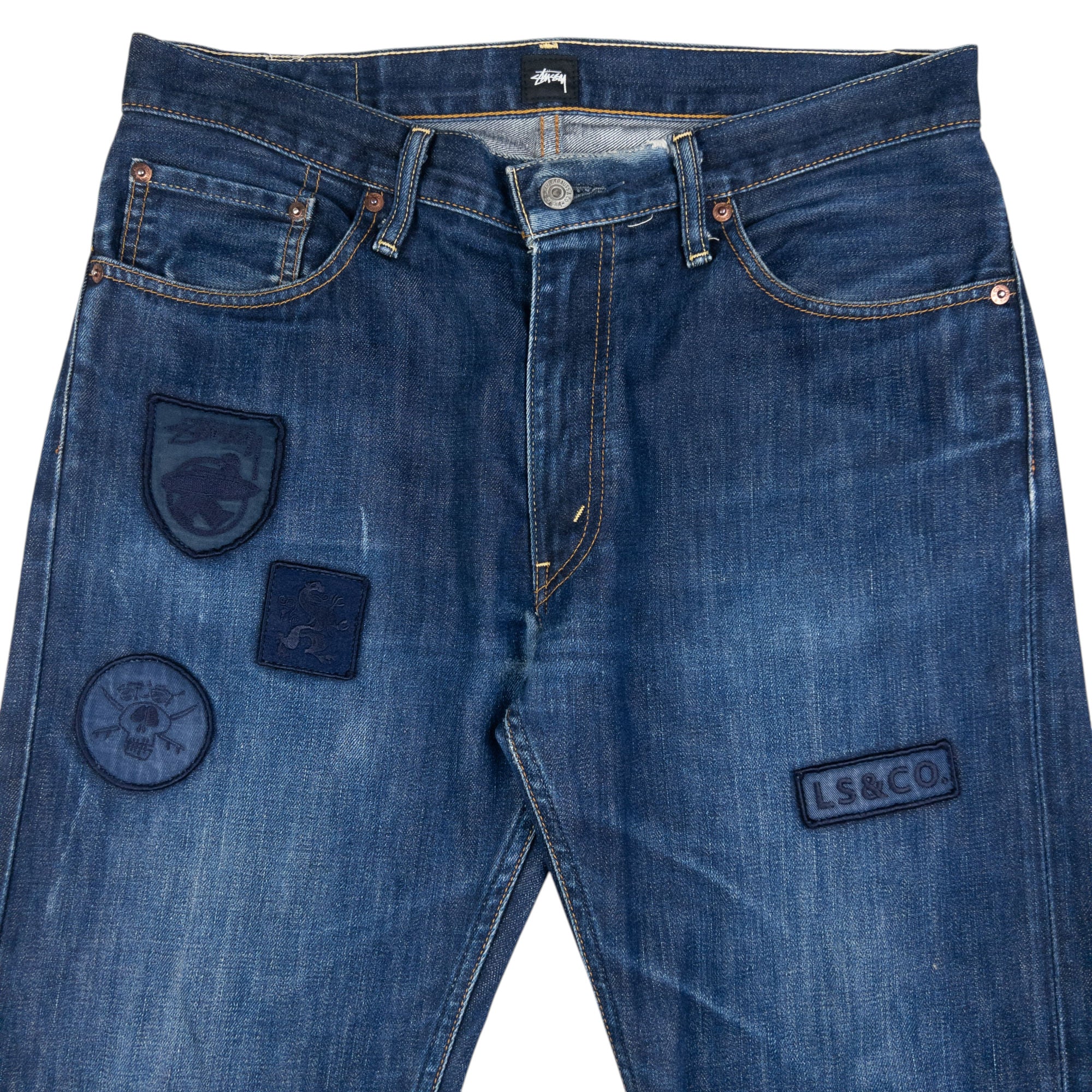 Vintage Stussy X Levis Denim Jeans Size W34