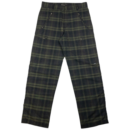 Vintage Stussy Checkered Mutli Pocket Cargo Trousers Size W32