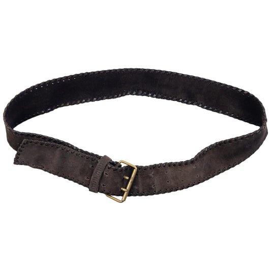 Vintage 2000s Miu Miu Suede Leather Belt Size L