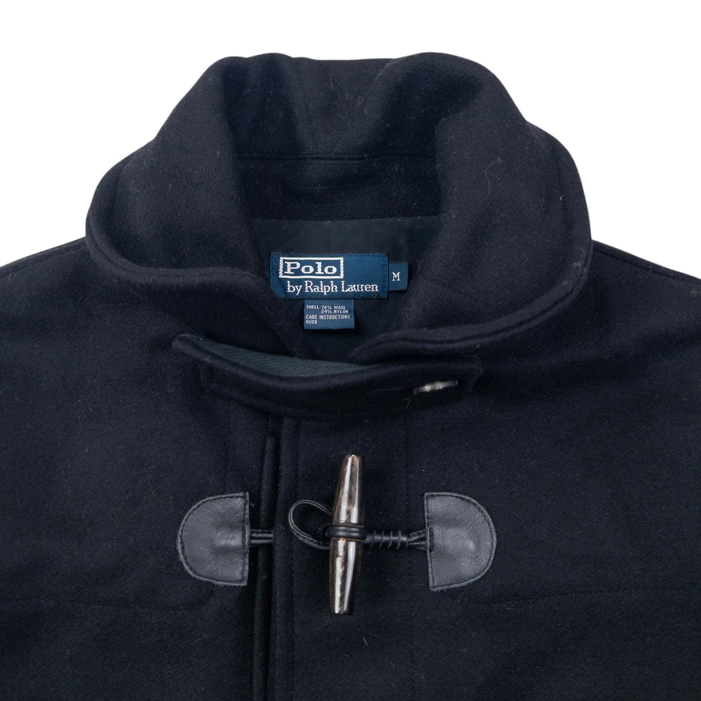 Vintage 90s Polo Ralph Lauren Wool Duffle Jacket Size M