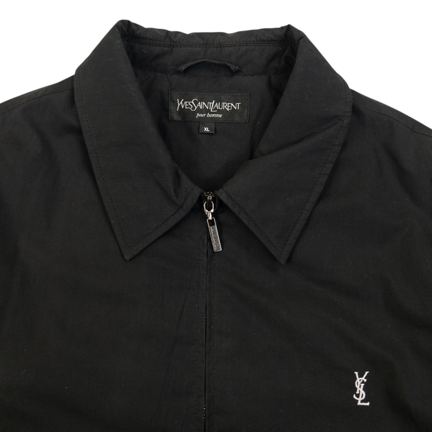 Vintage 2000s YSL Yves Saint Laurent Padded Zip Up Jacket Size XL