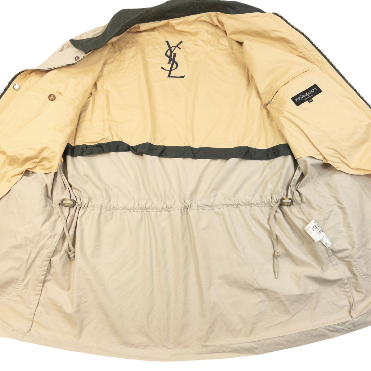 Vintage 90s YSL Yves Saint Laurent Zip Up Jacket Size L