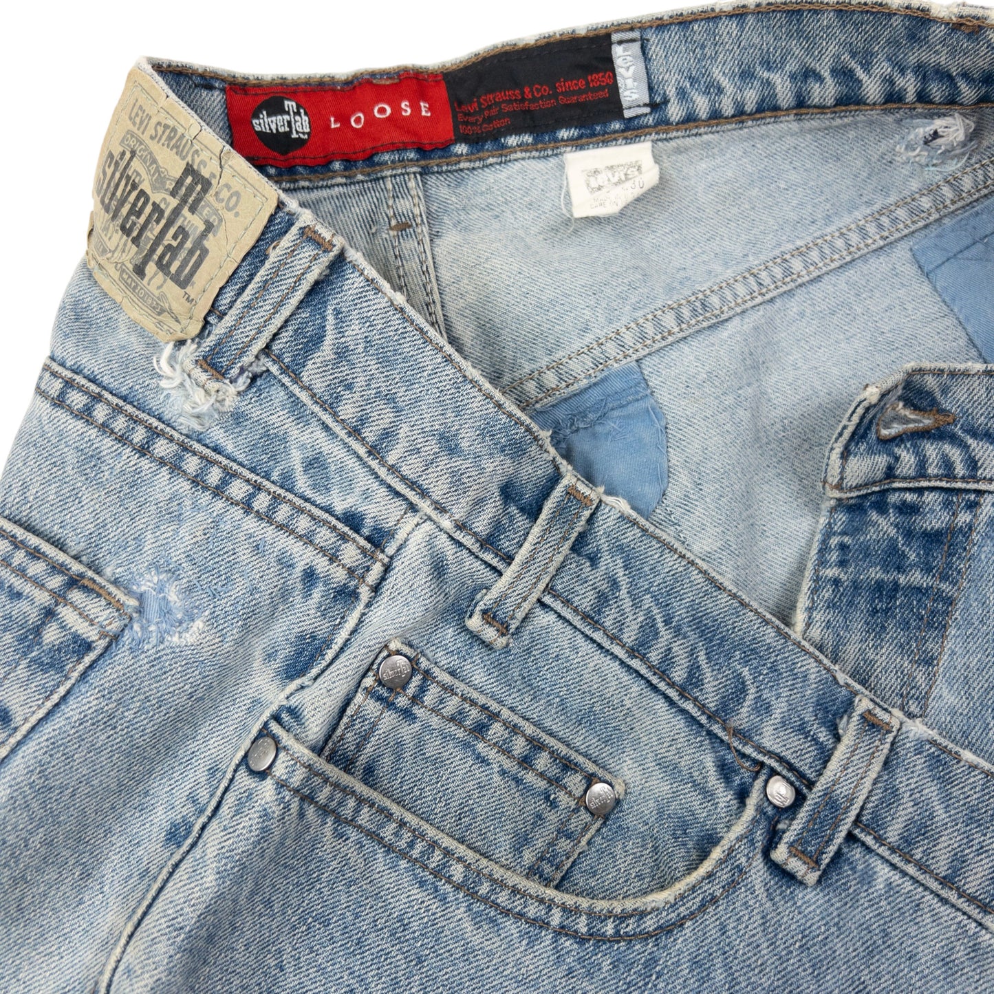 Vintage Levi's Silver Tab Loose Denim Jeans Size W38