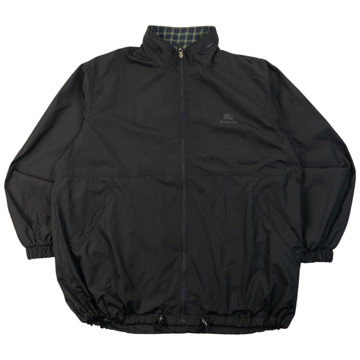 Vintage 90s Burberry Embroidered Zip Up Jacket Size L