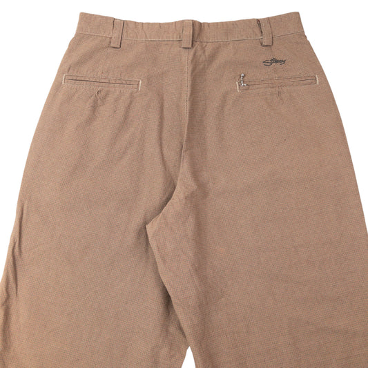 Vintage 2000s Stussy High Waisted Pattern Trousers Size W29