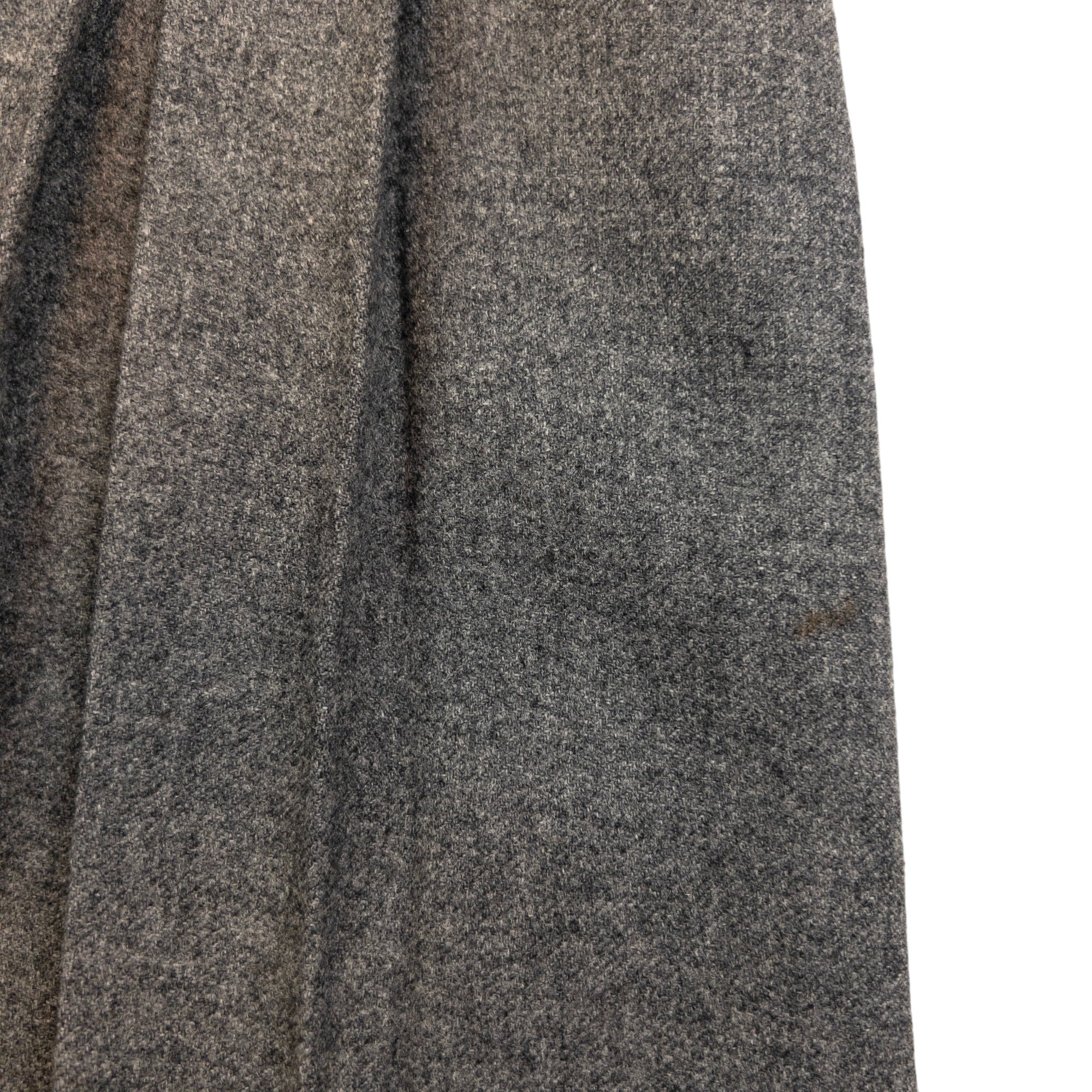 Vintage Burberry Irish Tweed Pleated Wool Skirt Womens Size W24