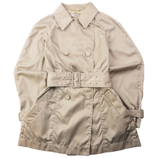 Vintage 2008 Prada Belt Waist Trench Jacket Womens Size M