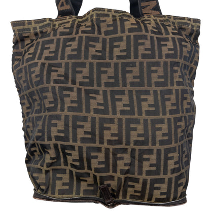 Vintage Fendi Monogram Foldable Shoulder Bag