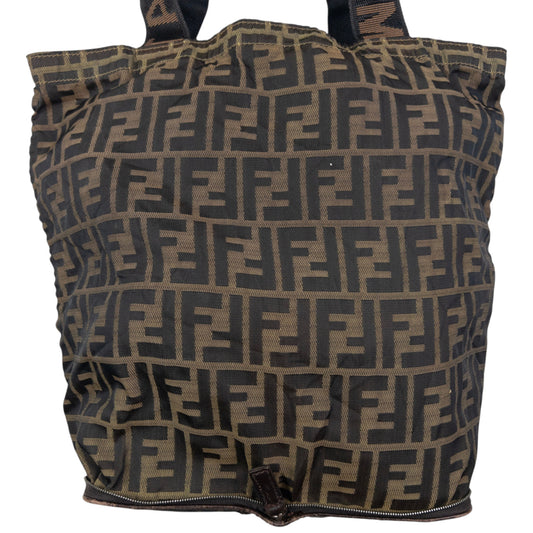 Vintage Fendi Monogram Foldable Shoulder Bag