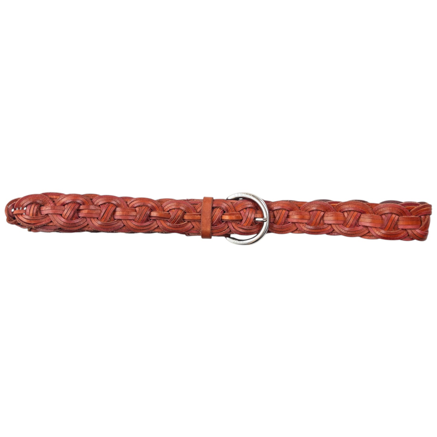 Vintage 2000s Armani Jeans Braided Leather Belt Size XL