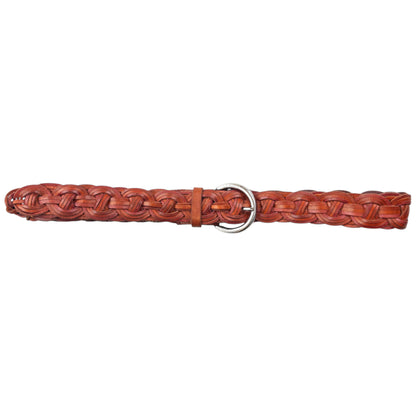 Vintage 2000s Armani Jeans Braided Leather Belt Size XL