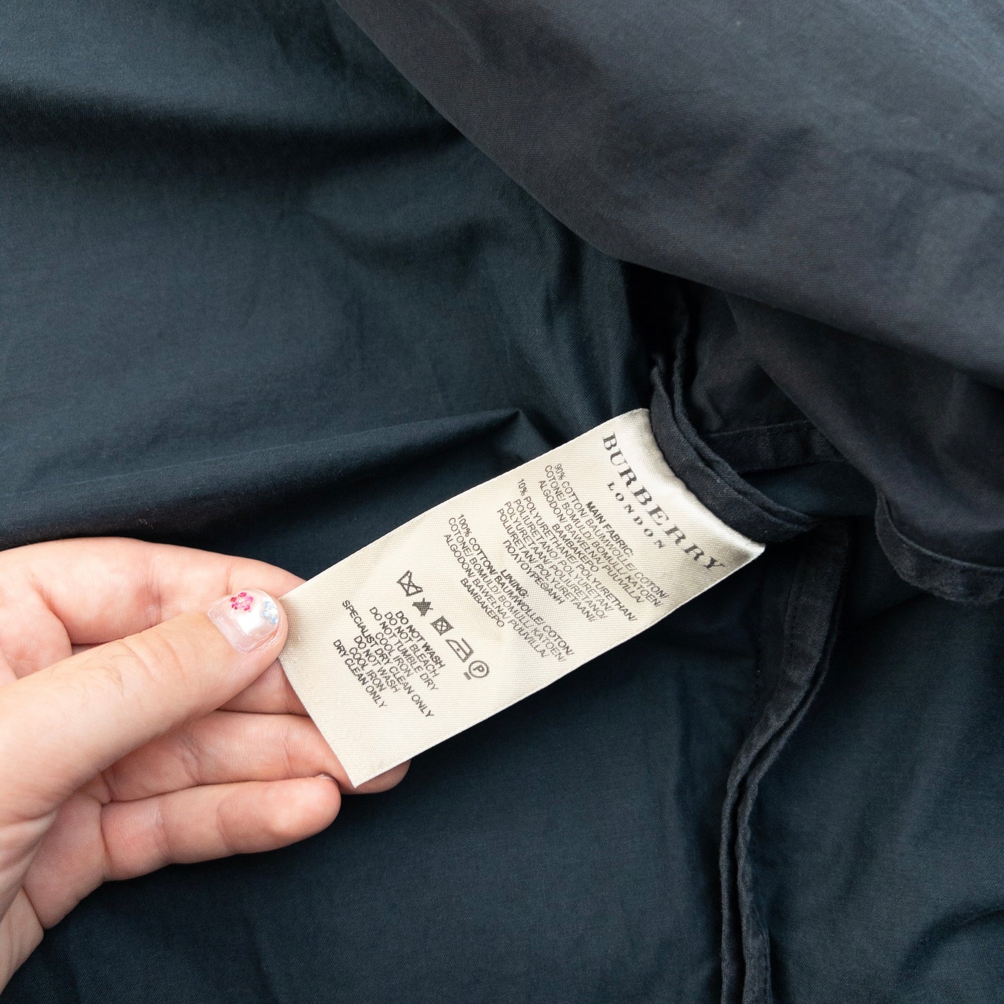 Vintage Burberry Zip Up Jacket Size M