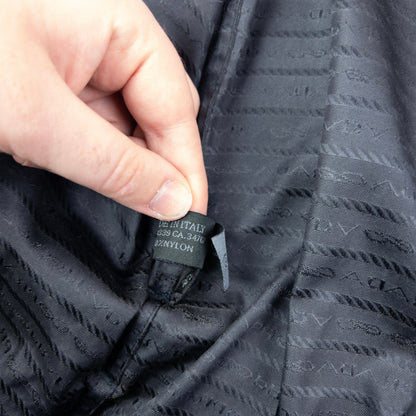 Vintage 2000s Prada Monogram Belt Waist Jacket Size XL