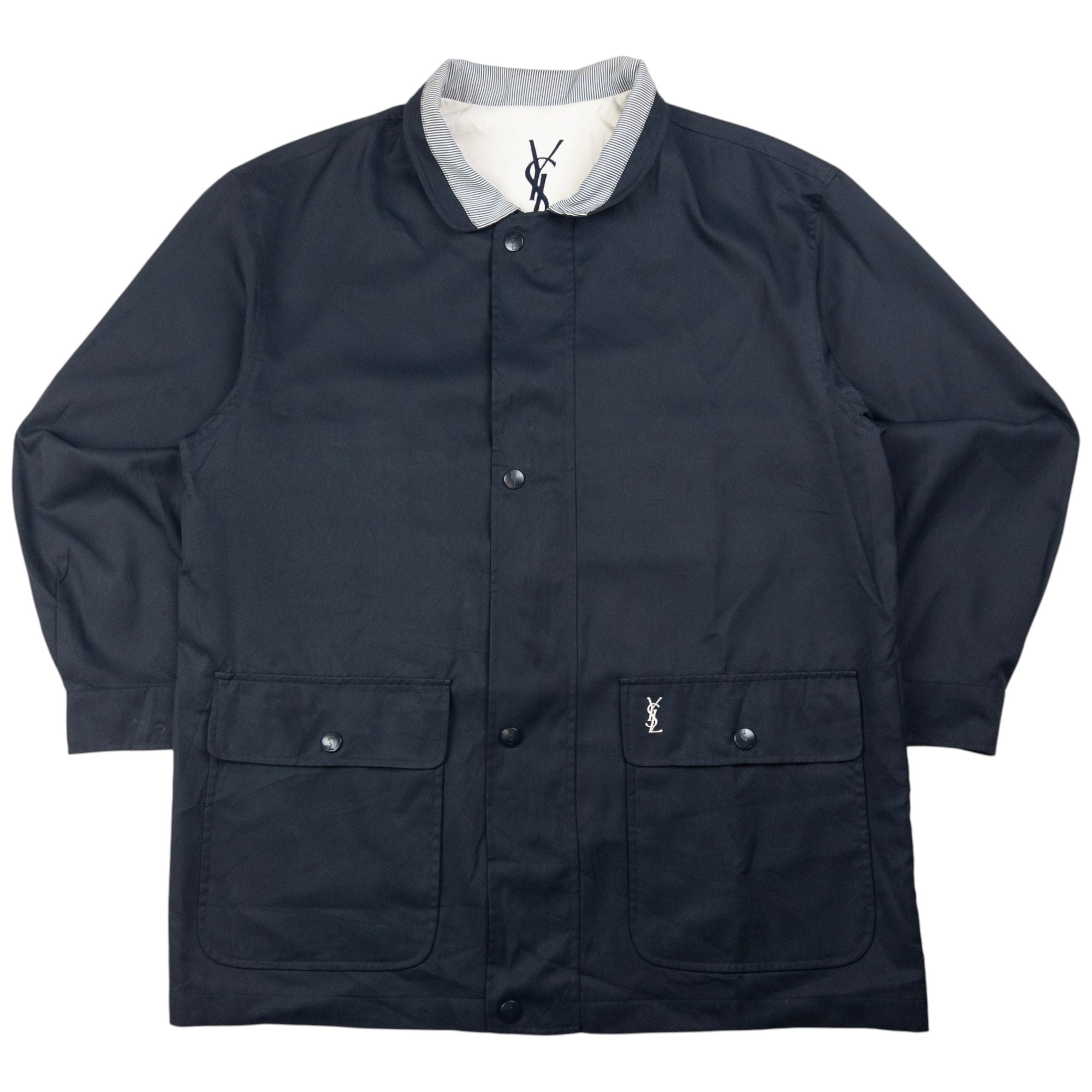 Vintage YSL Yves Saint Laurent Zip Up Jacket Size M