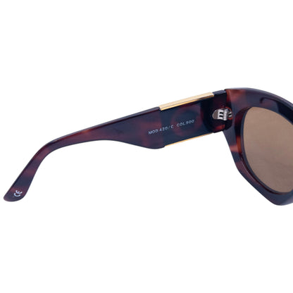 Vintage 90s Gianni Versace Tortoise Shell Medusa Sunglasses