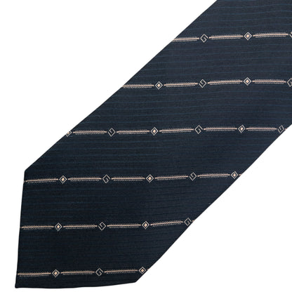 Vintage 2000s Gucci Striped Silk Tie