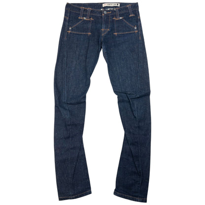 Vintage Levi's Low Rise Curved Leg Denim Jeans Womens Size W30