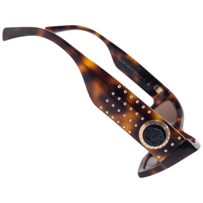 Vintage 2000s Versace Tortoise Shell Sunglasses